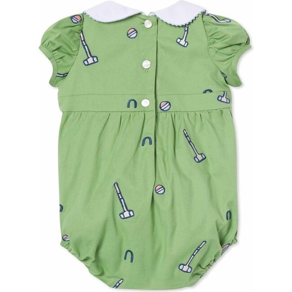 NWOT Classic Prep Croquet Baby Bubble Romper - Picture 3 of 4